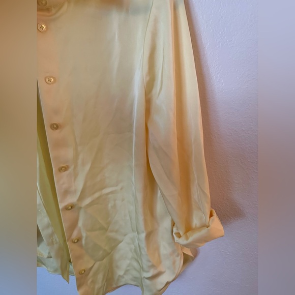 yellow button down - Picture 3 of 3